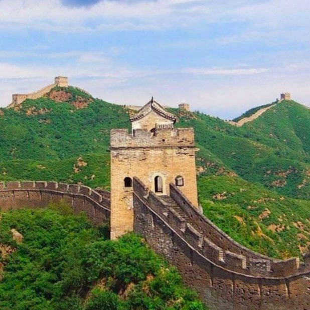 pemandangan Great Wall iPhone7 Plus Wallpaper