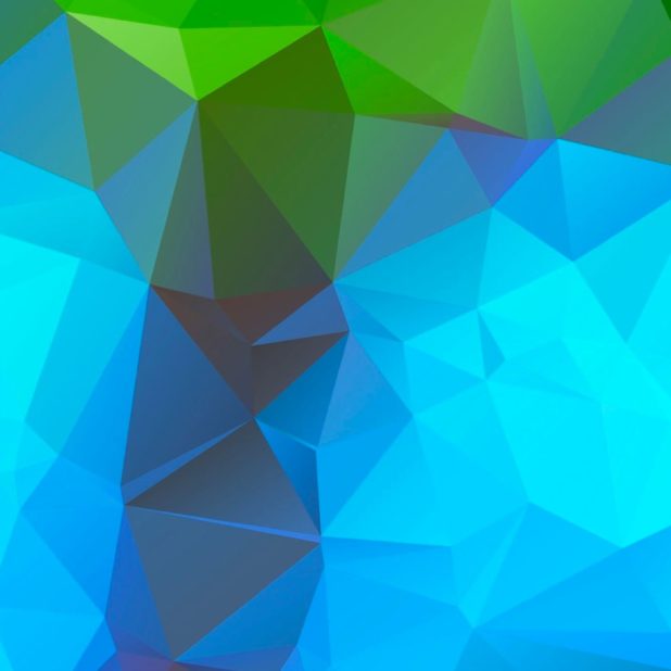 Pola hijau biru iPhone7 Plus Wallpaper