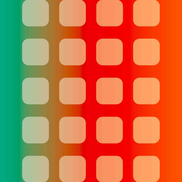 rak hijau oranye iPhone7 Plus Wallpaper