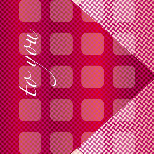 Surat pola ilustrasi rak merah iPhone7 Plus Wallpaper