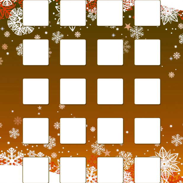 rak oranye musim dingin salju lucu anak perempuan dan wanita untuk iPhone7 Plus Wallpaper