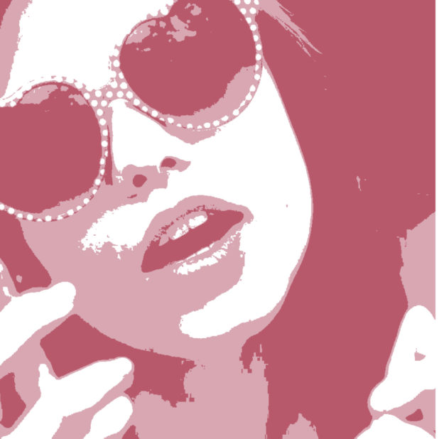 Karakter wanita merah iPhone7 Plus Wallpaper