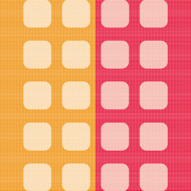 Pola rak merah oranye iPhone7 Plus Wallpaper