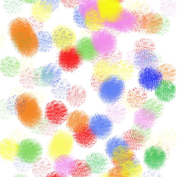 Pola ilustrasi titik warna-warni iPhone7 Plus Wallpaper