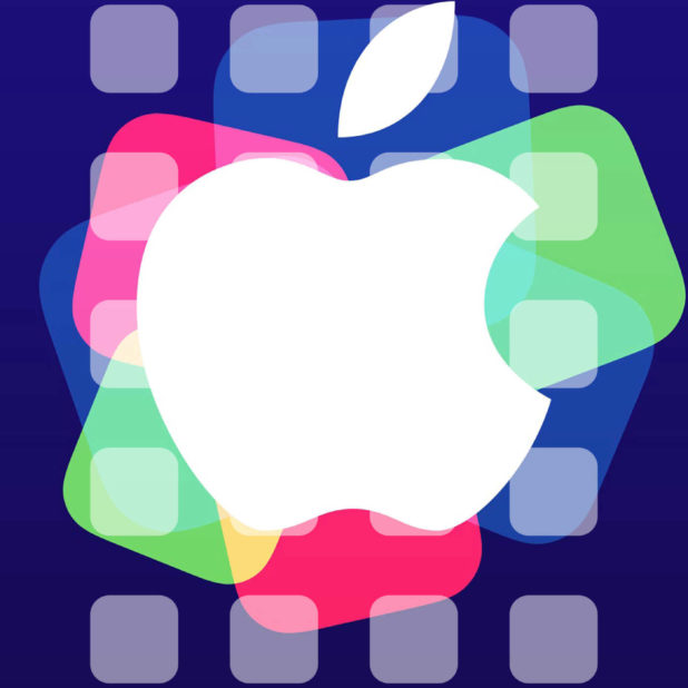 Logo Apple acara rak ungu iPhone7 Plus Wallpaper