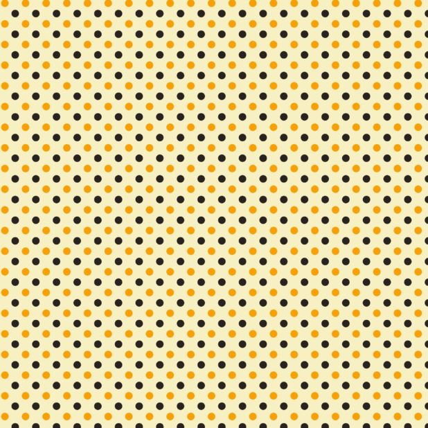 polka dot pola kuning hitam iPhone7 Plus Wallpaper