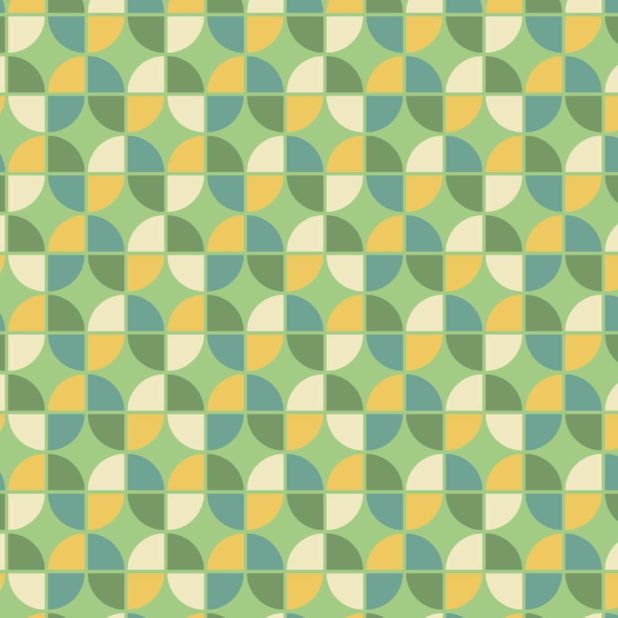 Pola hijau berwarna-warni iPhone7 Plus Wallpaper