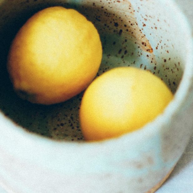 tableware lemon iPhone7 Plus Wallpaper