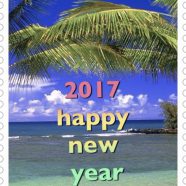 Tahun Baru Tropis iPhone8 Wallpaper