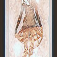 Mosaik wanita iPhone8 Wallpaper