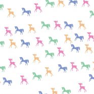 Kuda rusa berwarna-warni iPhone8 Wallpaper
