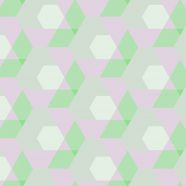 pola geometris Warna peach hijau iPhone8 Wallpaper