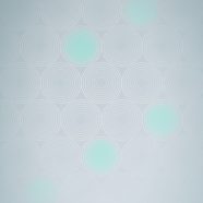 Pola Gradient Putaran Biru hijau iPhone8 Wallpaper