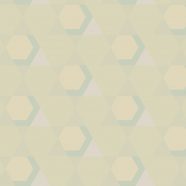 pola geometris kuning iPhone8 Wallpaper