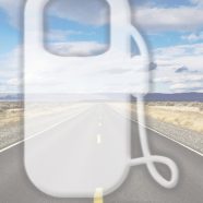 landscape jalan Biru iPhone8 Wallpaper