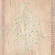 daun biji-bijian kayu Brown hijau iPhone8 Wallpaper