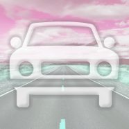 jalan mobil lanskap Merah iPhone8 Wallpaper