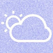 Sun awan Cuaca biru ungu iPhone8 Wallpaper