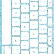 Keyboard putih pucat iPhone8 Wallpaper
