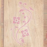daun biji-bijian kayu Brown merah iPhone8 Wallpaper