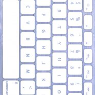 Keyboard tekstur kayu Biru pucat Putih iPhone8 Wallpaper