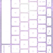 Keyboard laut ungu putih iPhone8 Wallpaper