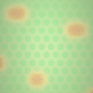 pola gradasi hijau oranye iPhone8 Wallpaper