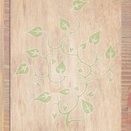daun biji-bijian kayu Brown hijau iPhone8 Wallpaper