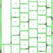 Keyboard bunga hijau putih iPhone8 Wallpaper