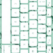 Keyboard tanah Biru-hijau putih iPhone8 Wallpaper