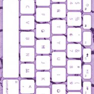 Keyboard tanah ungu putih iPhone8 Wallpaper
