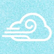 angin berawan Biru iPhone8 Wallpaper