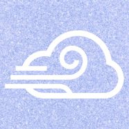 angin berawan biru ungu iPhone8 Wallpaper