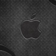 apple Hitam iPhone8 Wallpaper