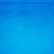 pemandangan biru iPhone8 Wallpaper