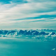 pemandangan biru awan iPhone8 Wallpaper