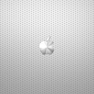 Keren perak logo Apple iPhone8 Wallpaper