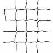 rak garis hitam-putih iPhone8 Wallpaper