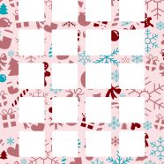 hadiah rak merah muda Natal iPhone8 Wallpaper