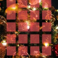 Rak pohon Natal merah iPhone8 Wallpaper