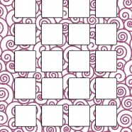 Rak sederhana Tahun Baru spiral ungu iPhone8 Wallpaper