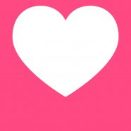 Ilustrasi Hati Persik merah untuk wanita iPhone8 Wallpaper