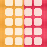 Pola rak merah oranye iPhone8 Wallpaper