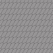 Pola putaran gelombang hitam dan putih iPhone8 Wallpaper