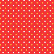 Pola polka dot wanita-ramah merah iPhone8 Wallpaper