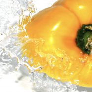 Makanan paprika kuning iPhone8 Wallpaper