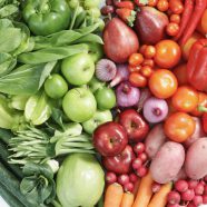Makanan sayuran Jantung hijau merah untuk wanita iPhone8 Wallpaper