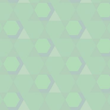 pola geometris hijau iPhone8 Wallpaper