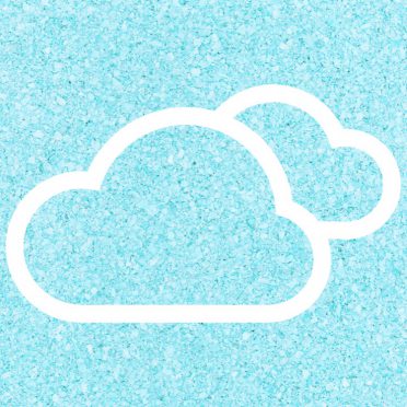 awan Biru iPhone8 Wallpaper