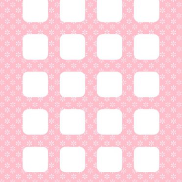 Pola bunga gadis merah muda dan wanita untuk rak iPhone8 Wallpaper